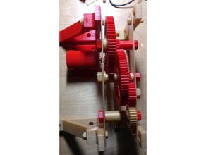 Stirnradgetriebe 50 1 engineering 3d print model - Mito3D