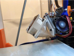 60mm fan holder 3d printer parts e3d v6 3d print model - Mito3D