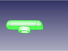 maniglia par porta scrigno les pièces de rechange poignée 3d print model - Mito3D
