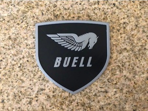 buell Amerikan pegasus logo işareti motosikletler işaretler ve logolar motosiklet işaret 3d print model - Mito3D