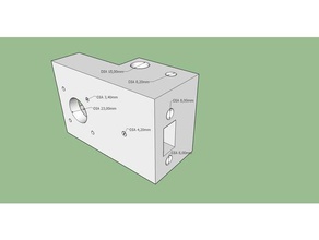x-Achse prusa i3, i2 richtigen Abmessungen Beförderung i3 3d-Drucker Teile 3d print model - Mito3D