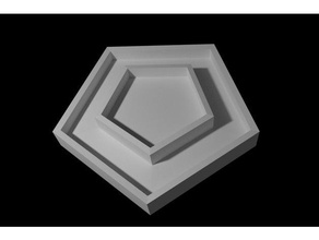 simple dice tray - d20 style games dandd roller dnd dungeons dragons roll tabletop 3d print model - Mito3D