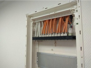kager keystone demiryolu parçalar kablo yönetimi koaksiyel ethernet ev ağı lan ağ RJ-45 3d print model - Mito3D