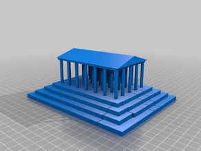 templo de artemisa La impresión en 3d 3d print model - Mito3D