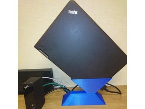 thinkpad yoga s1 support d'ordinateur portable dock titulaire le stand 3d print model - Mito3D
