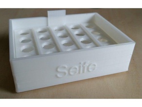 seifenschale savon la salle de bains mauvais freecad seife le porte-savon 3d print model - Mito3D