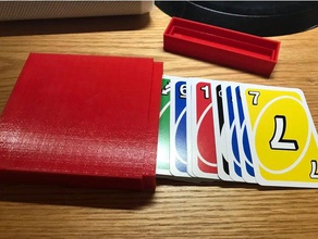 slim carte à jouer de la boîte accessoires cartes jouant uno 3d print model - Mito3D