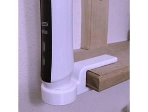 oral b shelf holder bathroom oral-b toothbrush 3d print model - Mito3D