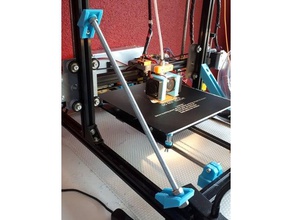 my anti wobble frame clamps 3d printer parts 3d print model - Mito3D