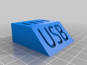 usb flash drive titulaire L'impression 3d 3d print model - Mito3D