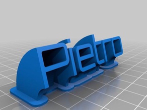 pietro de la oficina personalizado 3d print model - Mito3D