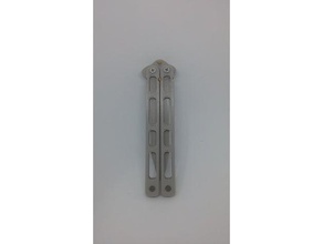training butterfly knife hobby 3d print model - Mito3D