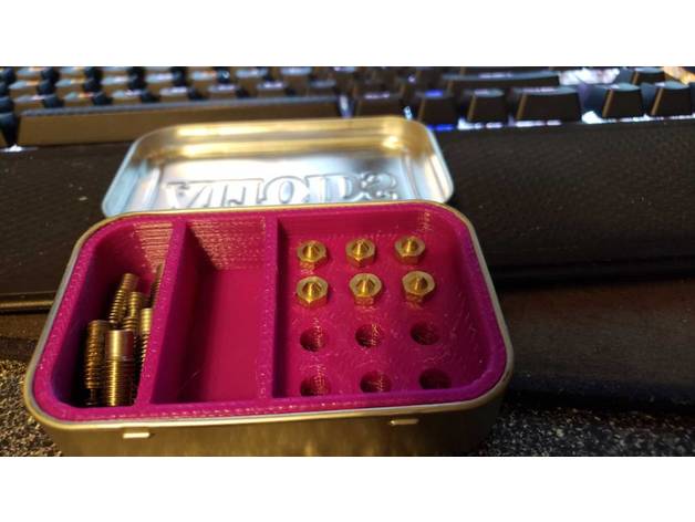 altoids bico e peças titular Impressora 3d acessórios 3D print model - Mito3D