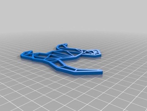 mon personnalisés origami singe multi-média animaux personnalisé 3d print model - Mito3D