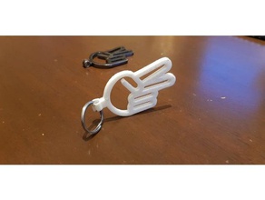 mcm chopped key tag signs & logos keychain mighty car mods 3d print model - Mito3D