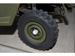 wheel hubs gmade sawback rc crawler 7mm nut 3d printing car wwii vehicles 3d print model - Mito3D