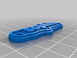 sofía llaveros personalizado 3d print model - Mito3D