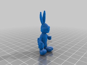 3d slash 0 bugs bunny 3d print model - Mito3D