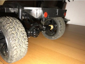 wheel adapter - wpl hex 5mm 12mm r c vehicles 3d print model - Mito3D