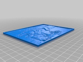 patrick balık 2d sanat özelleştirilmiş 3d print model - Mito3D