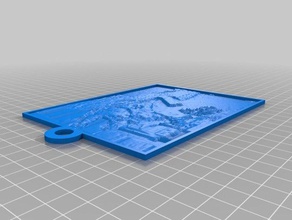 patrick fish2 2d sanat özelleştirilmiş 3d print model - Mito3D