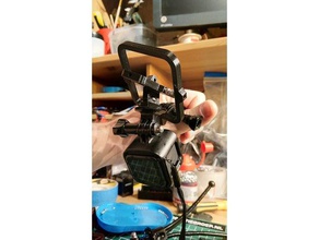 gopro session gimbal - using 45mm bb hex socket screw hinges camera bbs hinge mount 3d print model - Mito3D