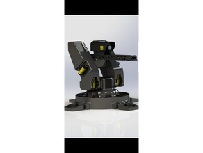 la torreta modelos figura arma de fuego modelo 3d print model - Mito3D