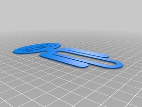 wings bookmark-3 3d printing 3d print model - Mito3D