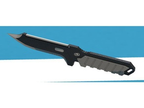 metal gear stun knife props solid mgs4 3d print model - Mito3D