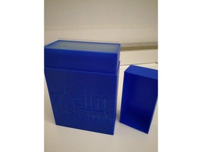 palm island pnp card game box games holder 3d print model - Mito3D