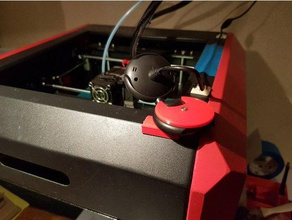 cam holder 3d printer accessories c-bot trust spotlight pro webcam 3d print model - Mito3D