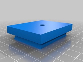 acento rojo trípode de montaje la placa La impresión en 3d 3d print model - Mito3D