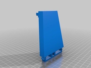 réfrigérateur de porte supports d'étagère cuisine et salle à manger 3d print model - Mito3D
