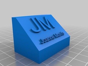 joanne morris office kundengebundene 3d print model - Mito3D