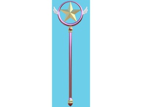 cardcaptor sakura baguette magique étoile accessoires de jeu 3d print model - Mito3D