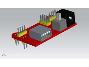 power supply module 33 5v mb102 arduion board - Elektronik macht 3d print model - Mito3D