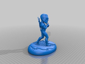 mini lame de figure 3d print model - Mito3D
