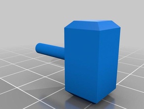 mjolnir de lego La impresión en 3d 3d print model - Mito3D
