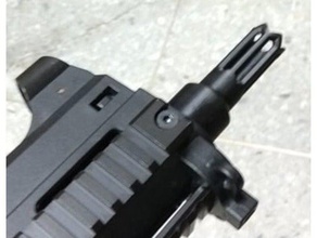 airsoft g&g ump umg muzzle brake 3d printing 3d print model - Mito3D