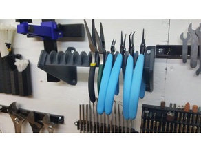 pliers holder wall mount tool holders & boxes 3d print model - Mito3D