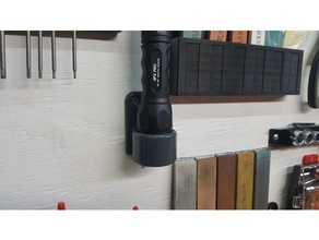 surefire 6px pro light titolare di montaggio a parete utensili & caselle 3d print model - Mito3D
