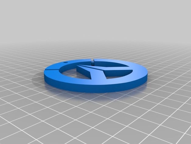 overwatch logo keychains game keychain 3D print model - Mito3D