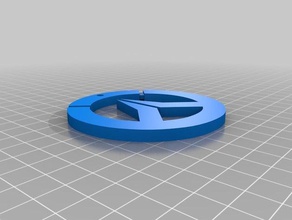 overwatch logo i portachiavi gioco keychain il 3d print model - Mito3D