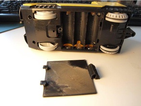 lego duplo trem tampa da bateria peças de substituição 3d print model - Mito3D