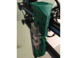 chimera+ mount cr-10 40mm part cooling fan 3d printer parts 3d print model - Mito3D