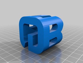 kleiner g del escher bach shadow cube Mathe-Kunst 3d print model - Mito3D