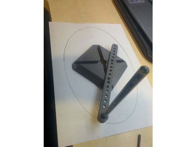 ellipse de numérotation l'art des outils cadran l'ellipse 3D print model - Mito3D