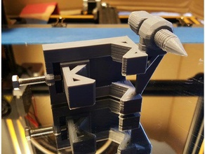 roda de bicicleta truing medidor da braçadeira ferramentas manuais grampo reparação 3d print model - Mito3D