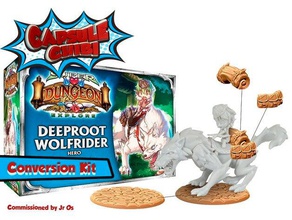 super dungeon deeproot wolfrider kit de conversión juguetes y accesorios juego en miniatura 3d print model - Mito3D