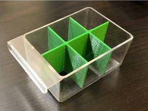 konger sp16 drawer divider organization box cabinet organizer 3d print model - Mito3D